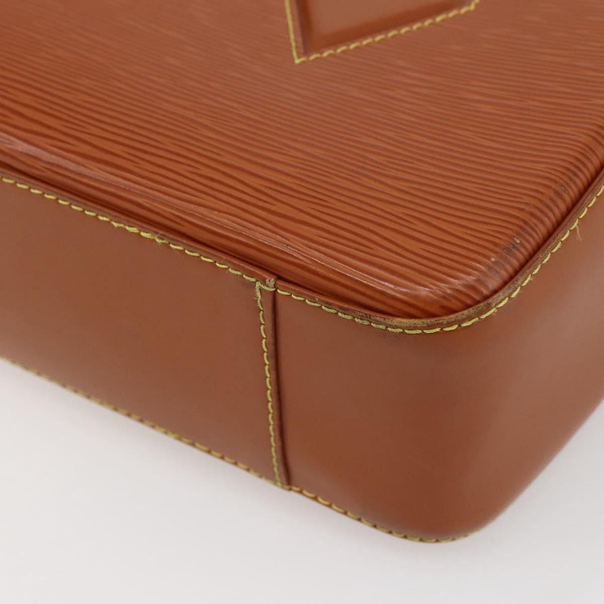 Louis Vuitton Voltaire Handbag Epi leather, BROWN, LEATHER, Handbag