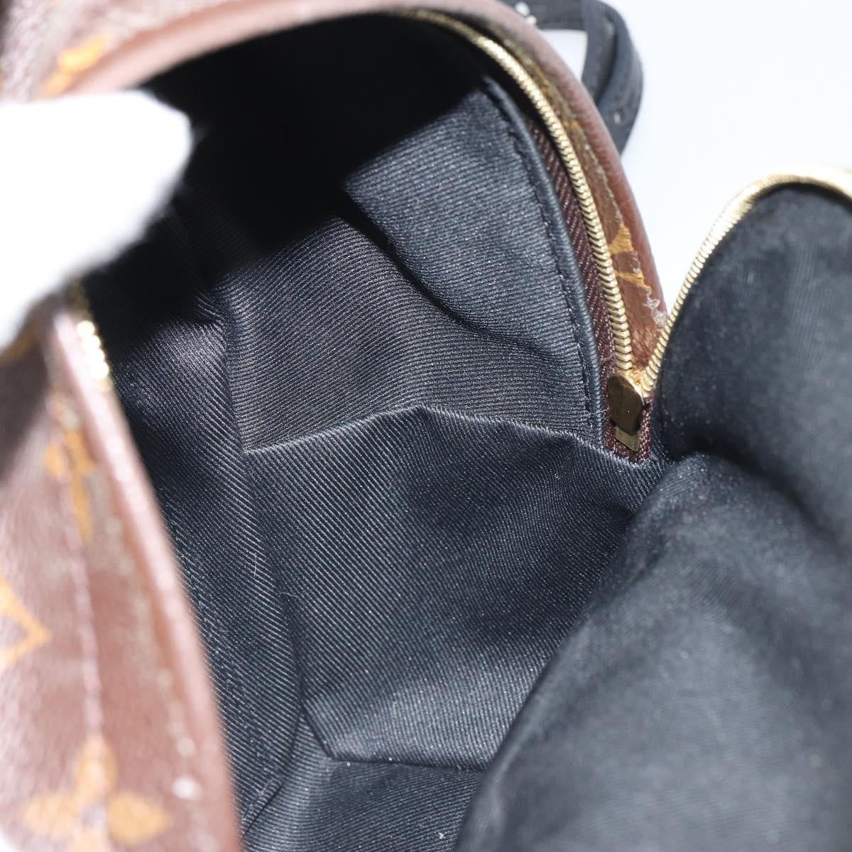 Louis Vuitton Palm Springs Backpack Monogram Canvas, BROWN, CANVAS, Backpack