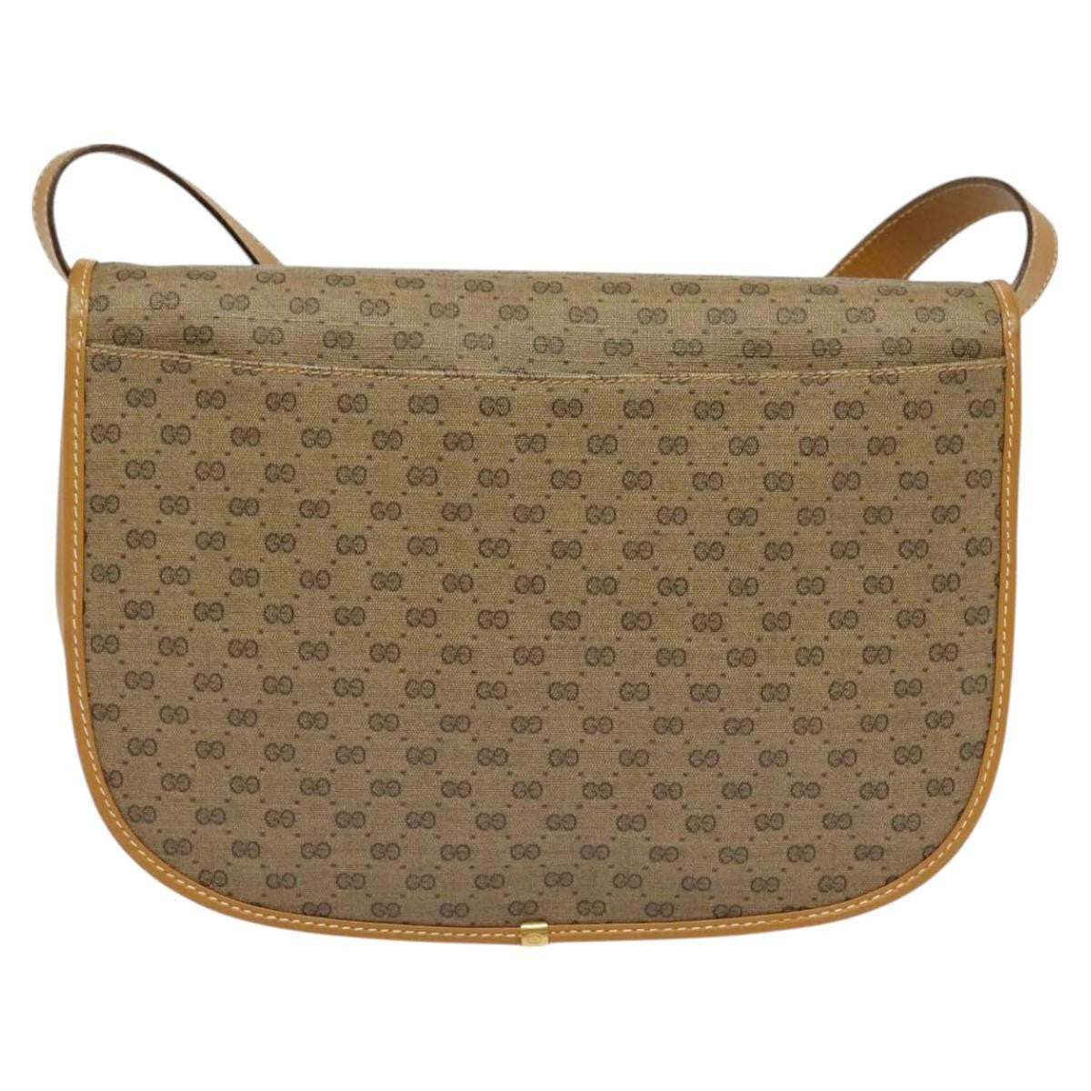 Gucci Micro GG supreme shoulder bag GG canvas, BEIGE, CANVAS, Shoulder bag