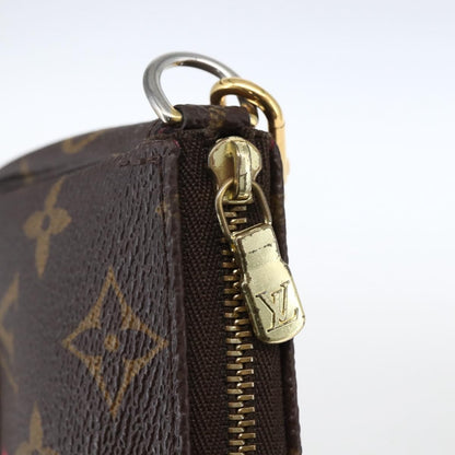 Louis Vuitton Mini pochette accessoires Canvas, BROWN, CANVAS, Clutche & pouche