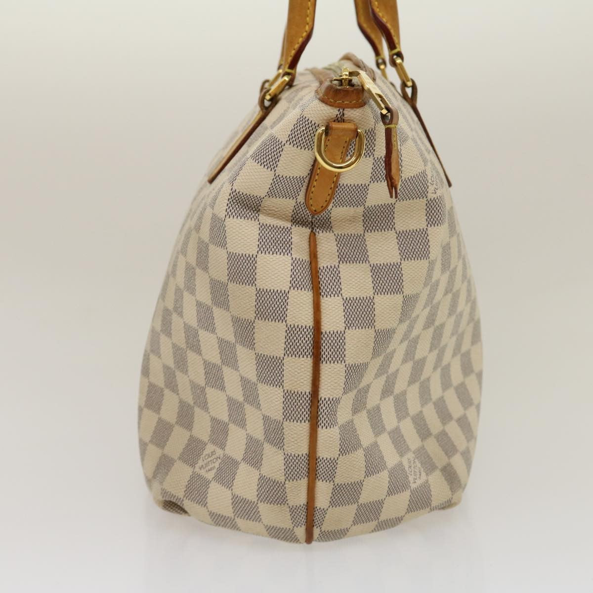 Louis Vuitton Riviera Handbag Damier, WHITE, CANVAS, Handbag