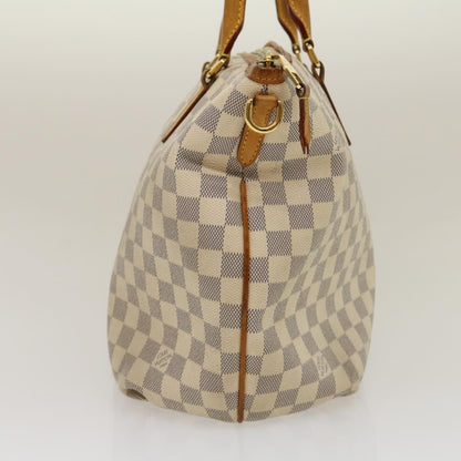 Louis Vuitton Riviera Handbag Damier, WHITE, CANVAS, Handbag