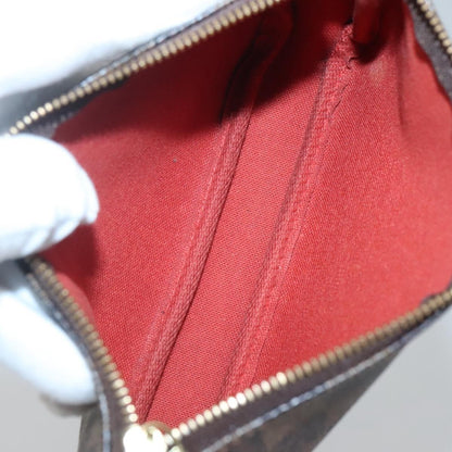 Louis Vuitton Pochette Accessoires Damier, BROWN, CANVAS, Clutche & pouche