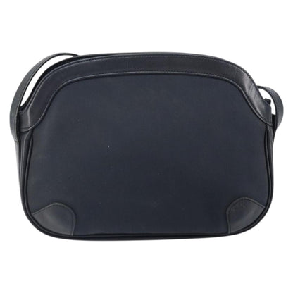 Burberry Vintage Shoulder Bag Leather, NAVY, LEATHER, Shoulder bag