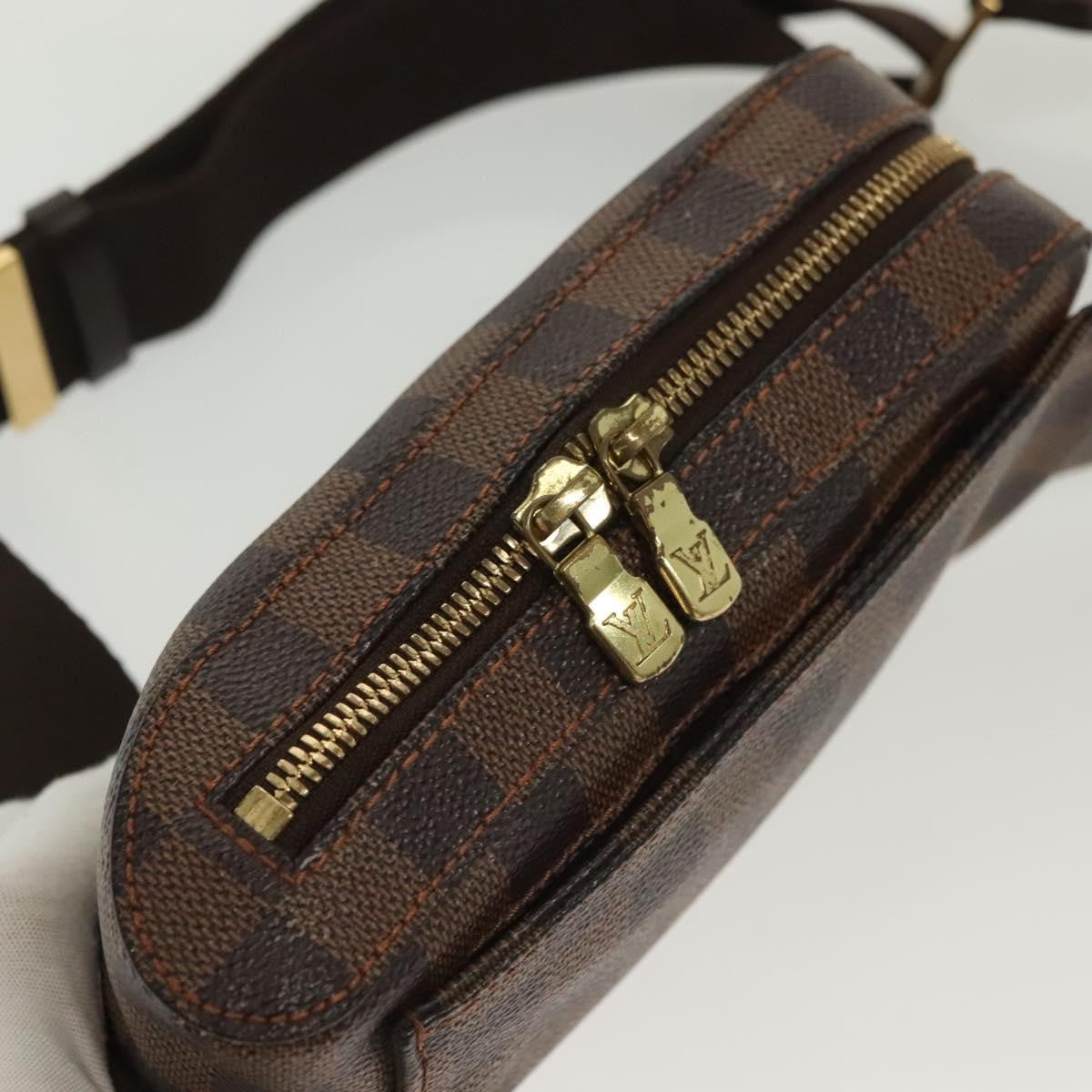 Louis Vuitton Geronimos Waist Bag Damier, BROWN, CANVAS, Shoulder bag