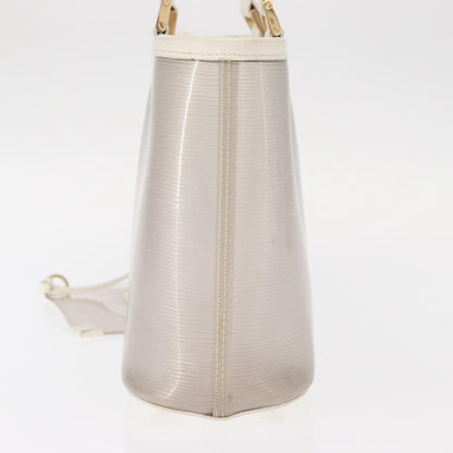 Louis Vuitton Plage Lagoon Bay Handbag Vinyl Epi Leather, White, Leather, Handbag