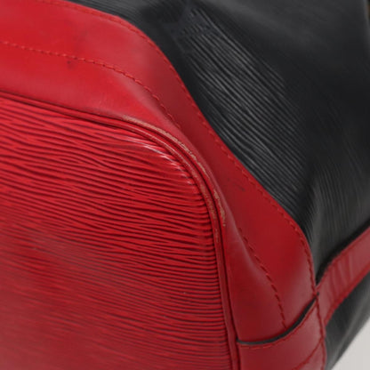 Louis Vuitton Bicolor Noe Handbag Epi Leather, BLACK, LEATHER, Handbag