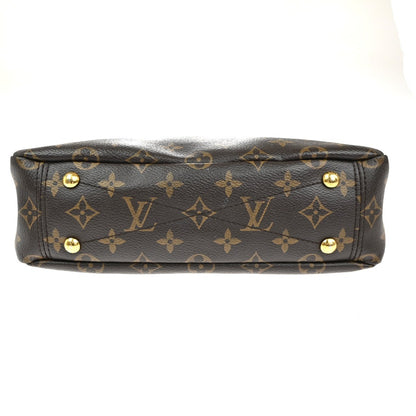 Louis Vuitton Pallas Tote Monogram Canvas with Leather, BROWN, CANVAS, Handbag