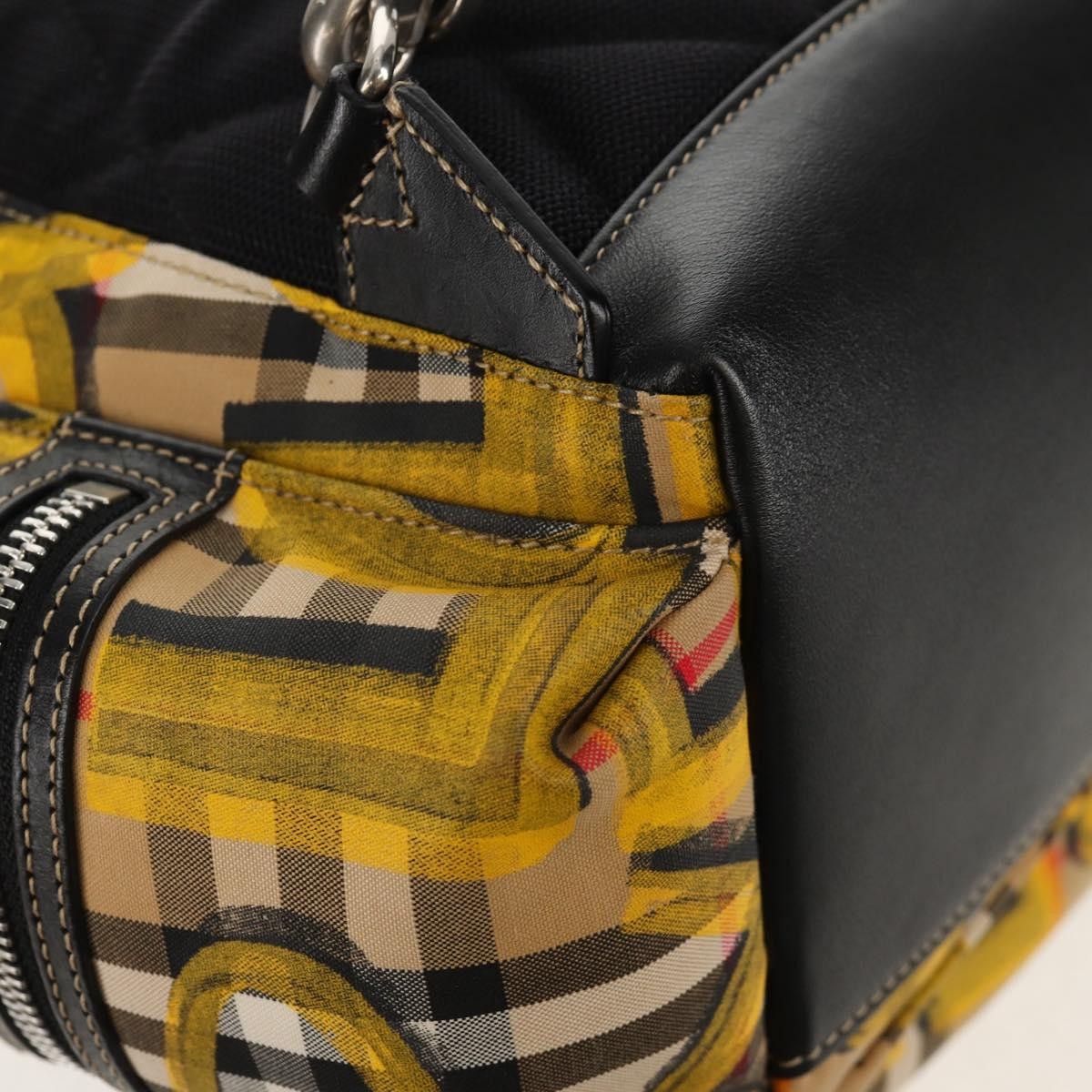 Burberry Graffiti Rucksack Backpack Vintage Check Canvas, BEIGE, CANVAS, Backpack