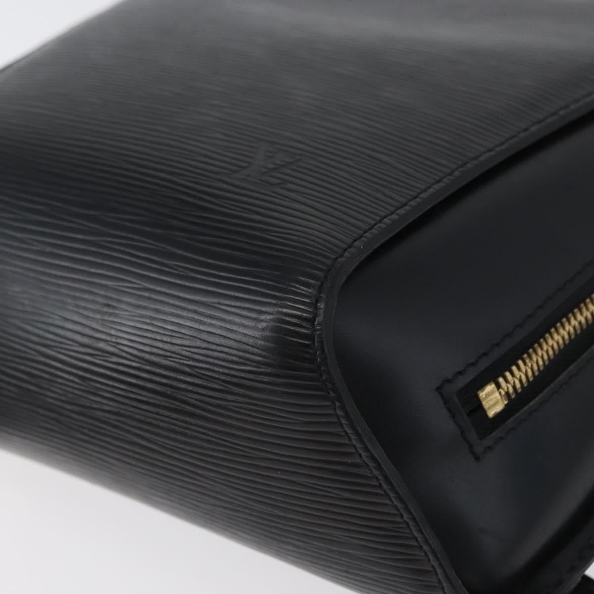 Louis Vuitton Mabillon Backpack Epi Leather, BLACK, LEATHER, Backpack