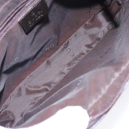 Gucci Zipped Pouch Leather, BROWN, LEATHER, Clutche & pouche