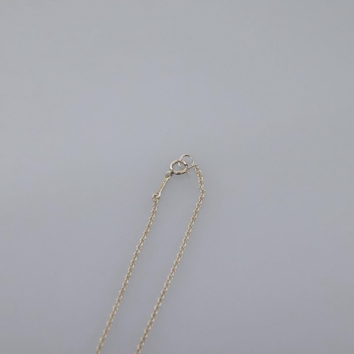 Tiffany & Co. Elsa Peretti Open Heart Pendant Necklace Sterling Silver, SILVER, SILVER, Necklace