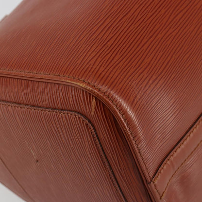 Louis Vuitton Speedy Handbag Epi Leather, Brown, Leather, Handbag