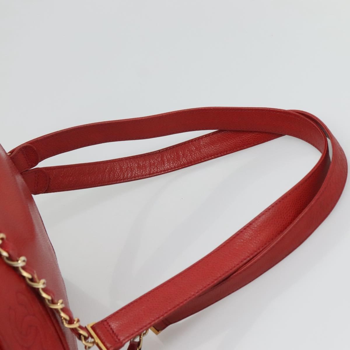 Chanel Vintage Backpack Caviar, RED, LEATHER, Backpack