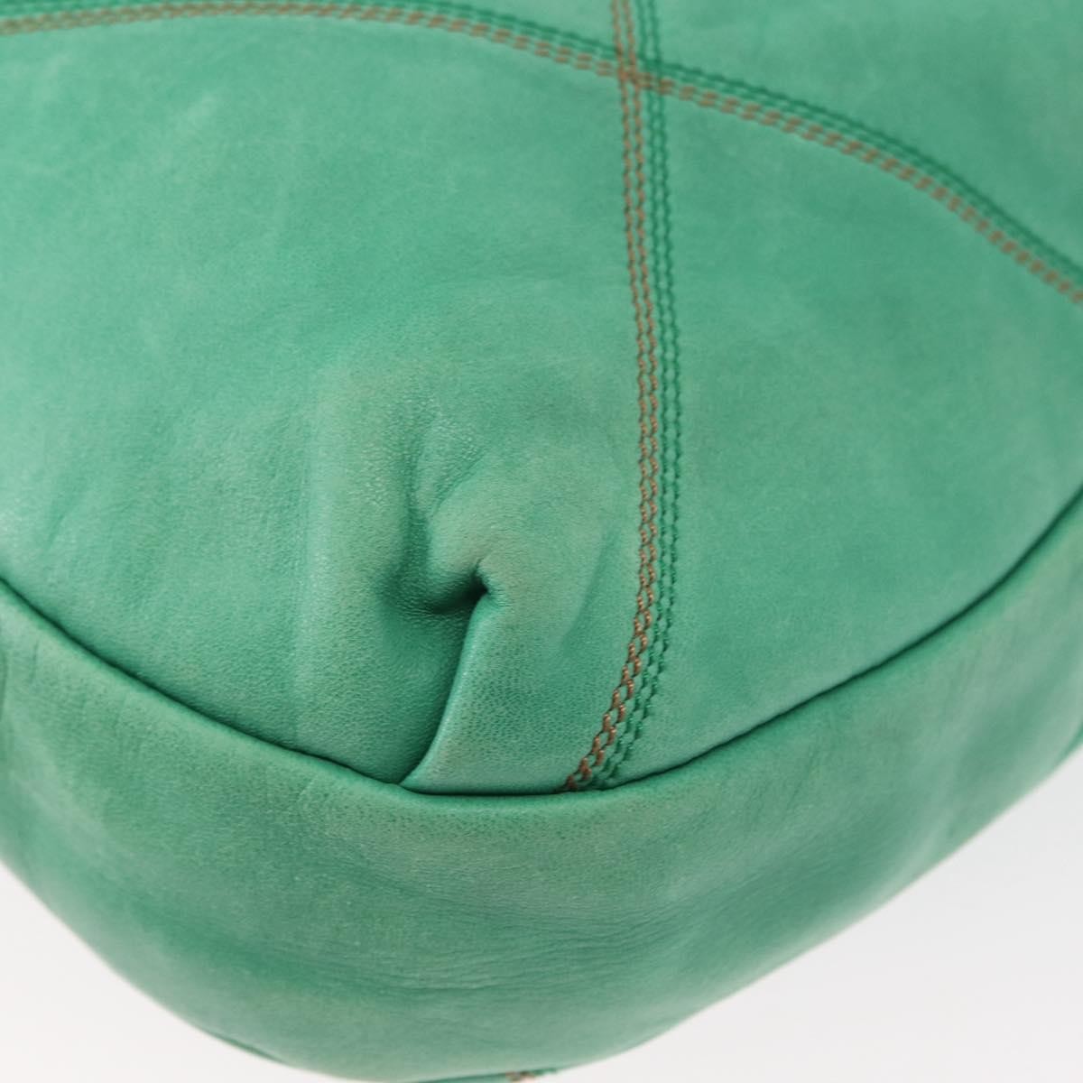 Loewe Vintage Shoulder Bag Leather, GREEN, LEATHER, Shoulder bag