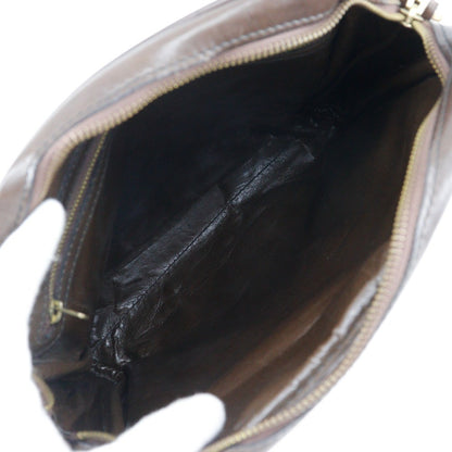 Fendi Logo Zucca Shoulder Bag Zucca, BROWN, CANVAS, Shoulder bag