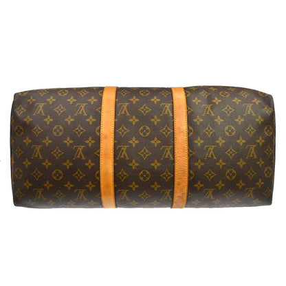 Louis Vuitton Keepall Bag Monogram Canvas, Brown, Canvas, Travel Bag