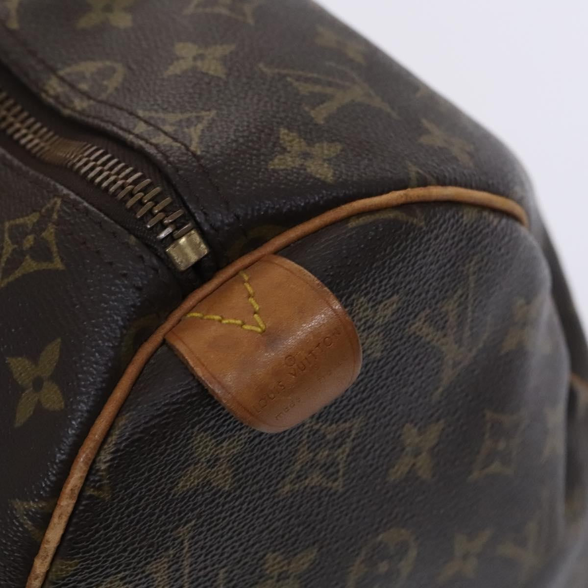 Louis Vuitton Keepall Bag Monogram Canvas, BROWN, CANVAS, Travel bag