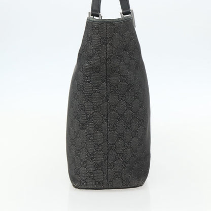 Gucci Vintage Bucket Shopping Tote GG Canvas, BLACK, CANVAS, Tote bag