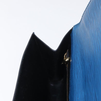 Louis Vuitton Art Deco Clutch Epi Leather, BLUE, LEATHER, Clutche & pouche