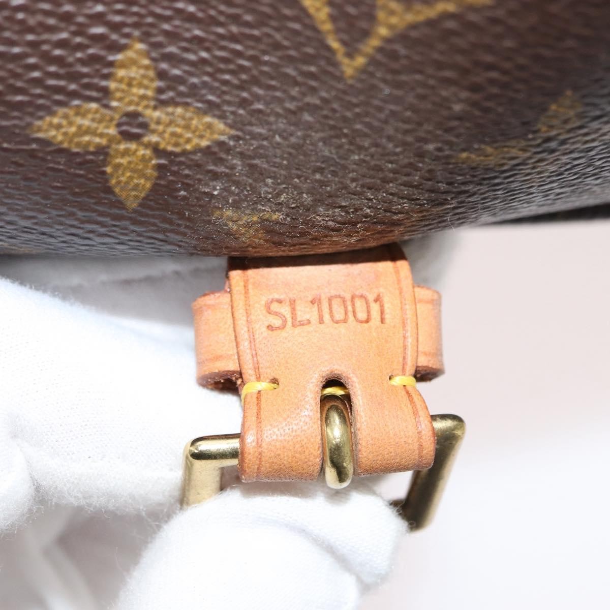 Louis Vuitton Sologne Handbag Monogram Canvas, Brown, Canvas, Shoulder Bag