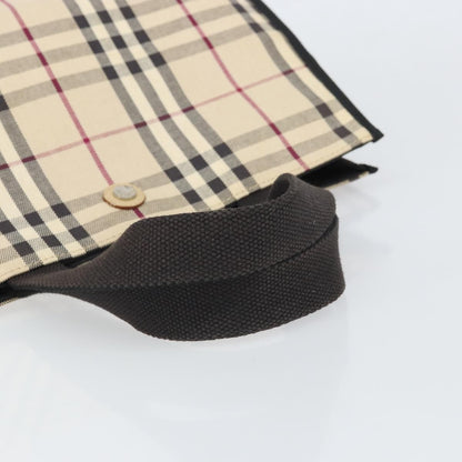 Burberry Nova Check Tote canvas check pattern, BEIGE, CANVAS, Tote bag