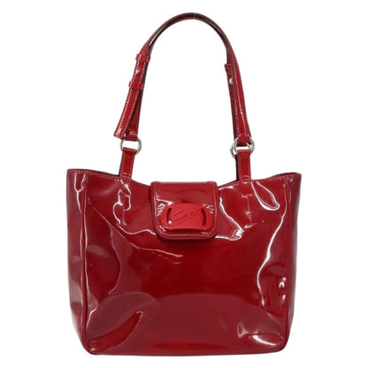 Salvatore Ferragamo Vintage Tote bag Patent Leather, Red, Patent Leather, Tote Bag