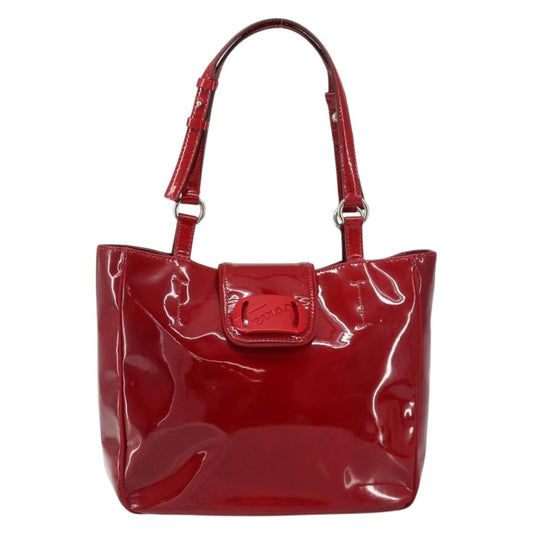 Salvatore Ferragamo Vintage Tote bag Patent Leather, Red, Patent Leather, Tote Bag