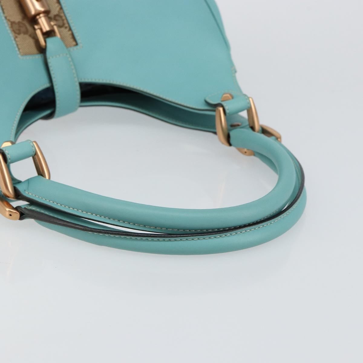 Gucci Joy Bardot Hobo Leather, BLUE, LEATHER, Shoulder bag
