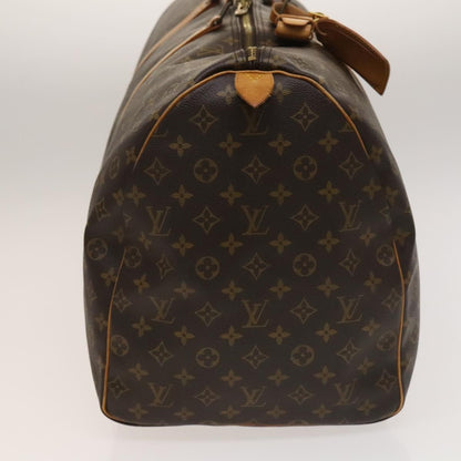 Louis Vuitton Keepall Bag Monogram Canvas, BROWN, CANVAS, Travel bag