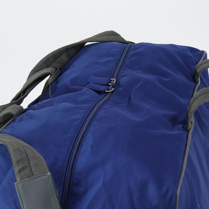Prada Convertible Weekender Bag Tessuto, Blue, Nylon, Travel Bag