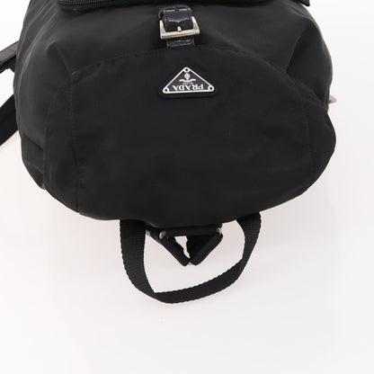 Prada Front Pocket Backpack Tessuto, BLACK, NYLON, Backpack
