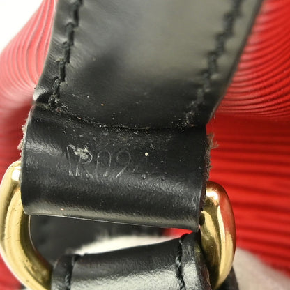 Louis Vuitton Bicolor Petit Noe Handbag Epi Leather, RED, LEATHER, Shoulder bag