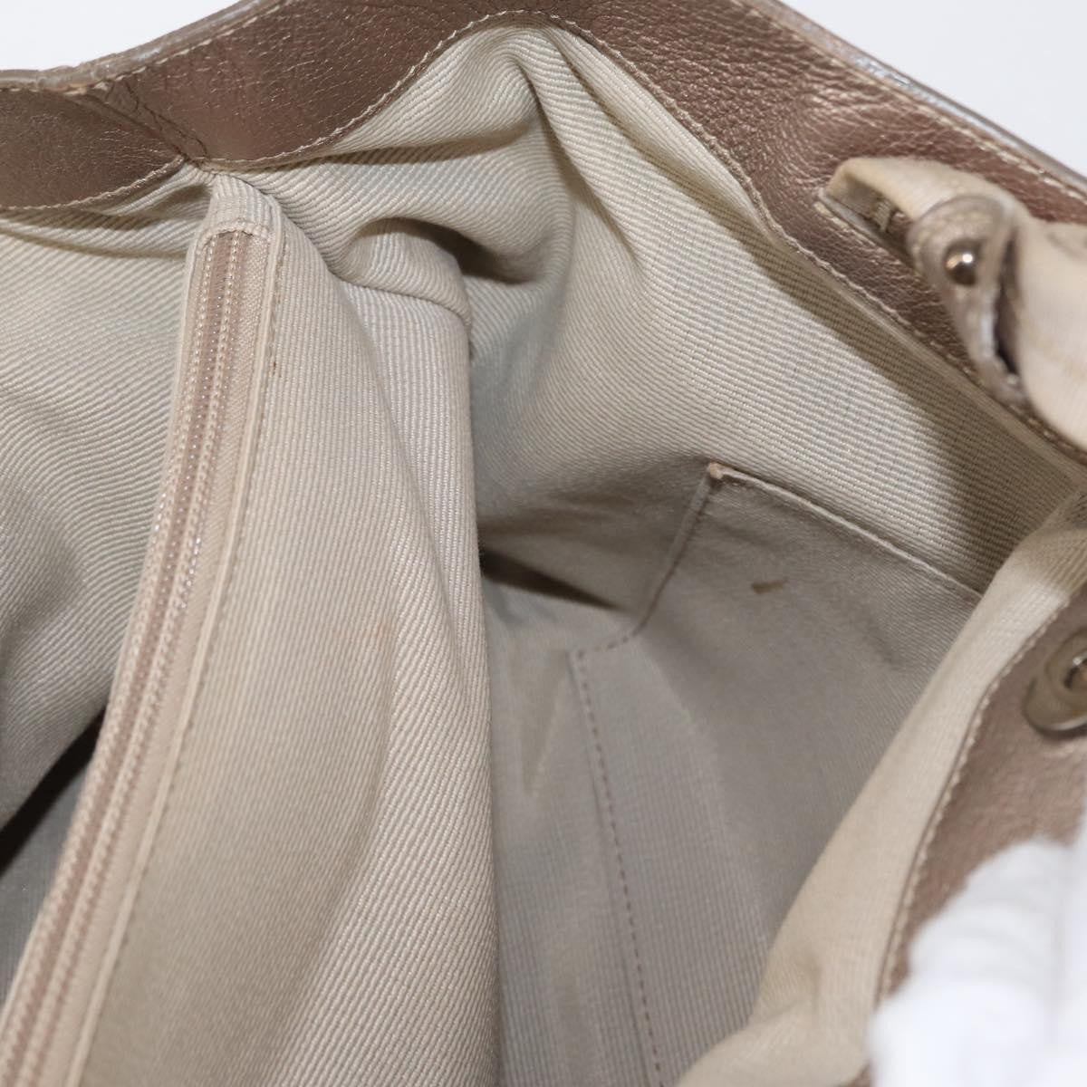 Salvatore Ferragamo Vala tote Leather, BEIGE, LEATHER, Tote bag