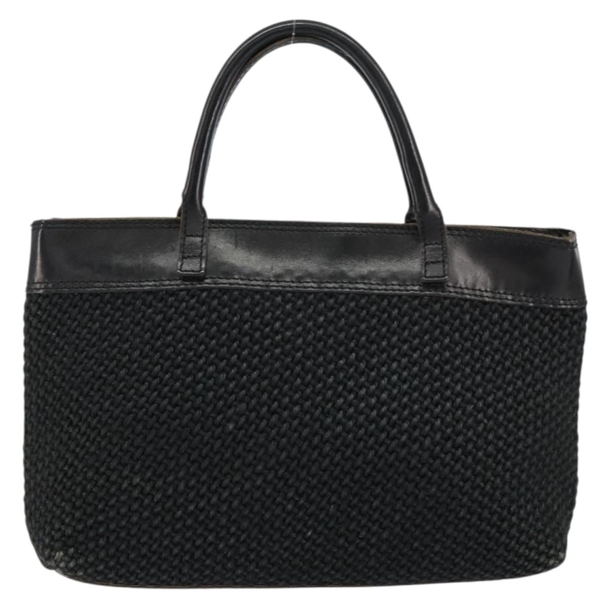 Bottega Veneta Vintage handbag Canvas, BLACK, CANVAS, Handbag