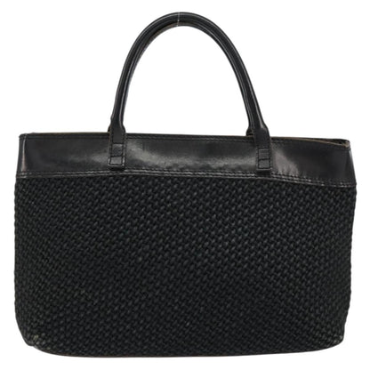 Bottega Veneta Vintage handbag Canvas, BLACK, CANVAS, Handbag