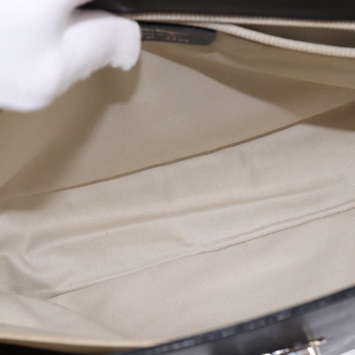 Salvatore Ferragamo Virna Satchel Leather, BLACK, LEATHER, Handbag