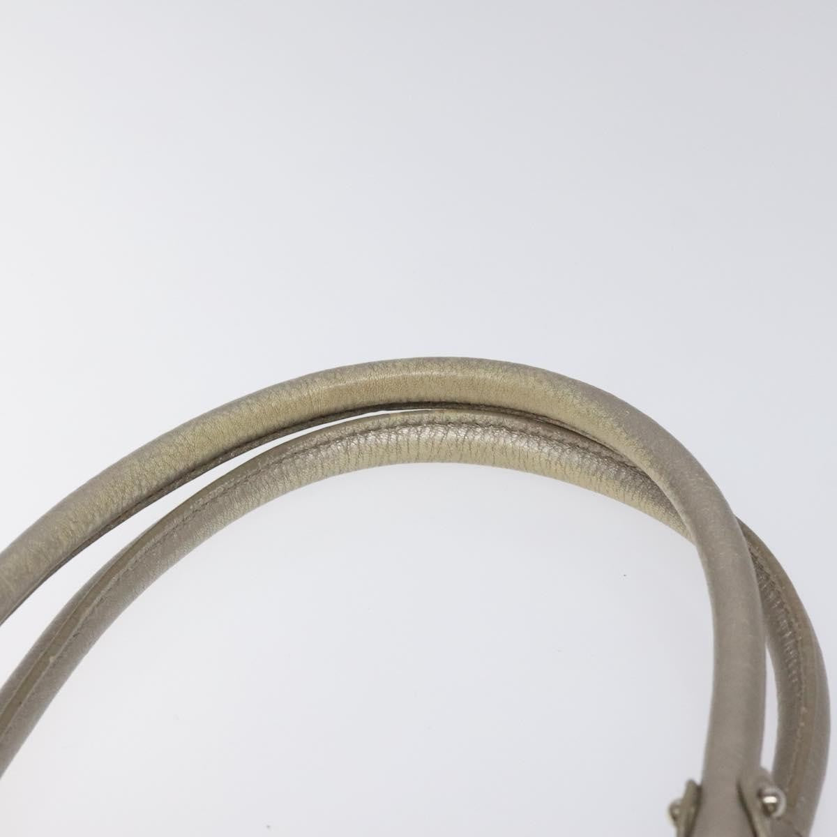 Salvatore Ferragamo Marisa Satchel Leather, SILVER, LEATHER, Shoulder bag