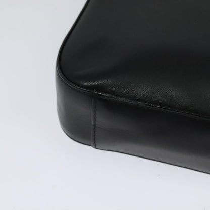 Burberry Front Pocket Flap Messenger Leather with Vintage Check Canvas, BLACK, LEATHER, Crossbody bag