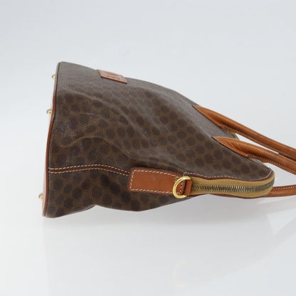 Celine Vintage Macadam Handbag Macadam, BROWN, CANVAS, Handbag