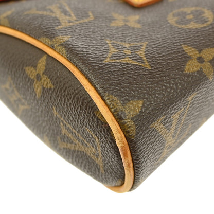 Louis Vuitton Sonatine Handbag Monogram Canvas, BROWN, CANVAS, Handbag