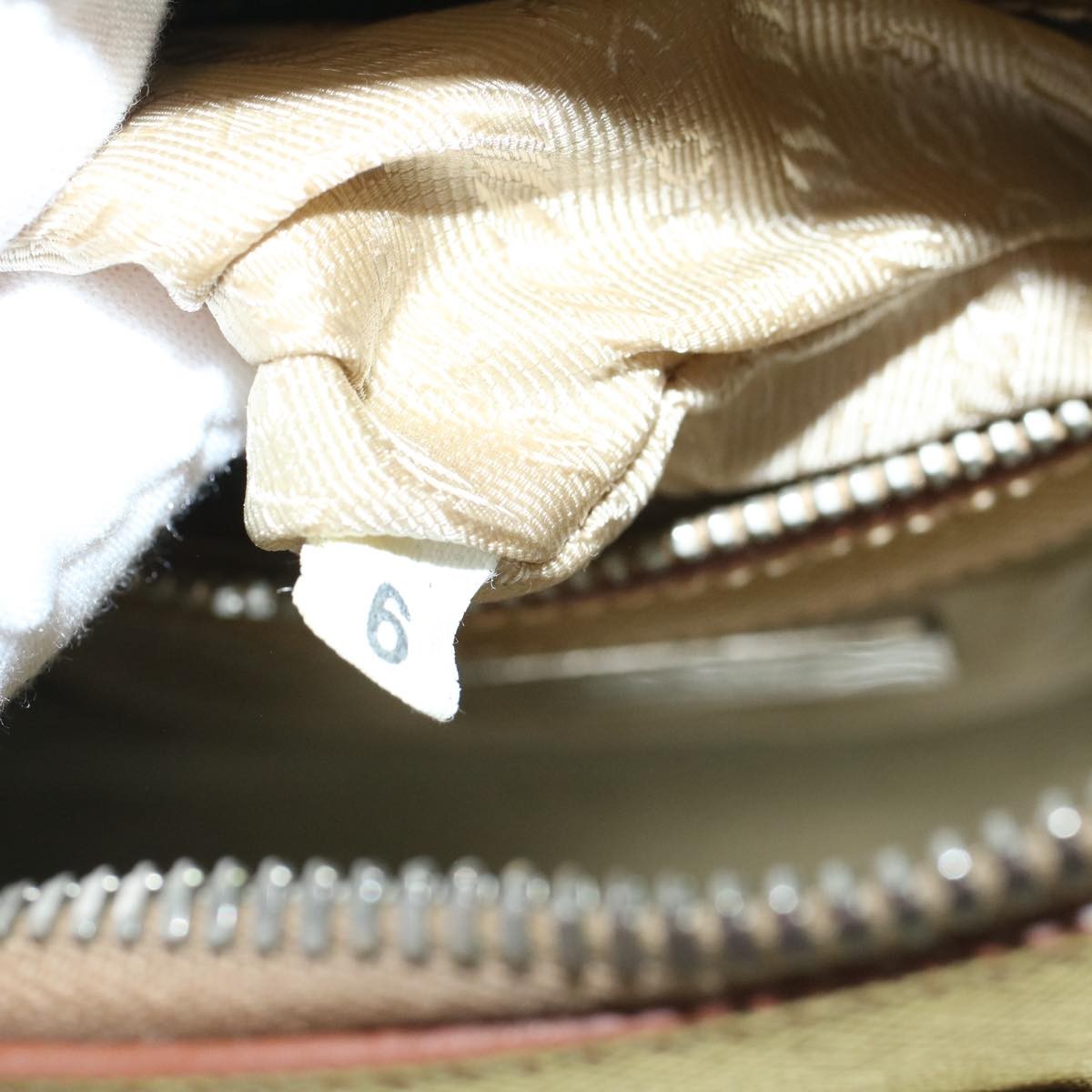 Prada Promenade Bag Saffiano Leather, GOLD, LEATHER, Handbag