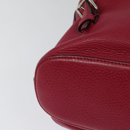 Gucci Bamboo Tassel Backpack Leather, PINK, LEATHER, Backpack