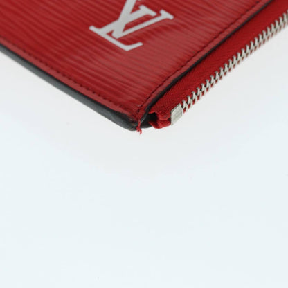 Louis Vuitton Pochette Jour Epi Leather, RED, LEATHER, Clutche & pouche