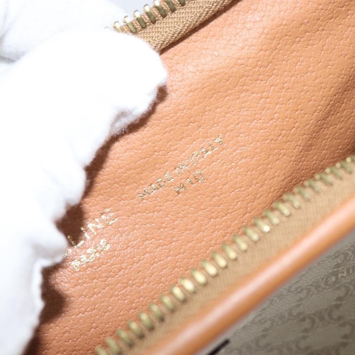Celine Macadam Pochette Classic, BEIGE, CANVAS, Clutche & pouche