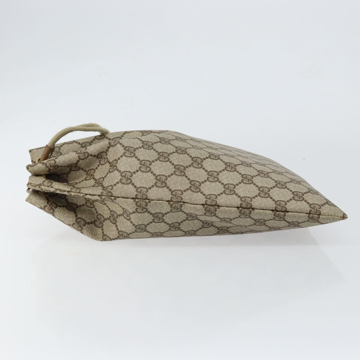 Gucci Drawstring Bucket Bag GG Canvas, BEIGE, CANVAS, Clutche & pouche