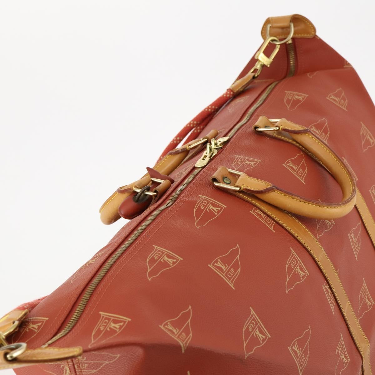 Louis Vuitton Cup Garment Cover Coated Canvas, Red, PVC, Travel Bag