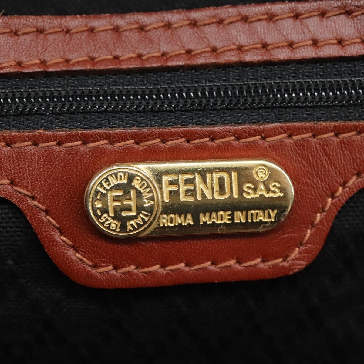 Fendi Vintage Pequin Convertible Boston Bag Coated Canvas, Multicolour, Canvas, Travel Bag
