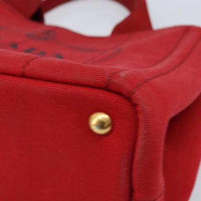 Prada Canapa Tote Canvas, Red, Canvas, Tote Bag