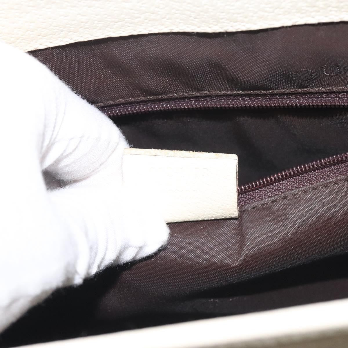 Gucci Vintage Jackie Handbag Canvas, BEIGE, CANVAS, Handbag